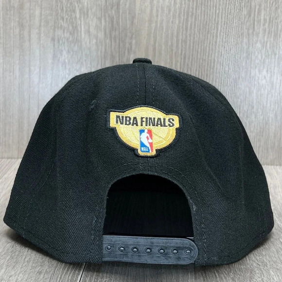 2018 NBA Finals Golden State Warriors New Era 9Fifty Cap Hat Mens One Size Black - Picture 3 of 10